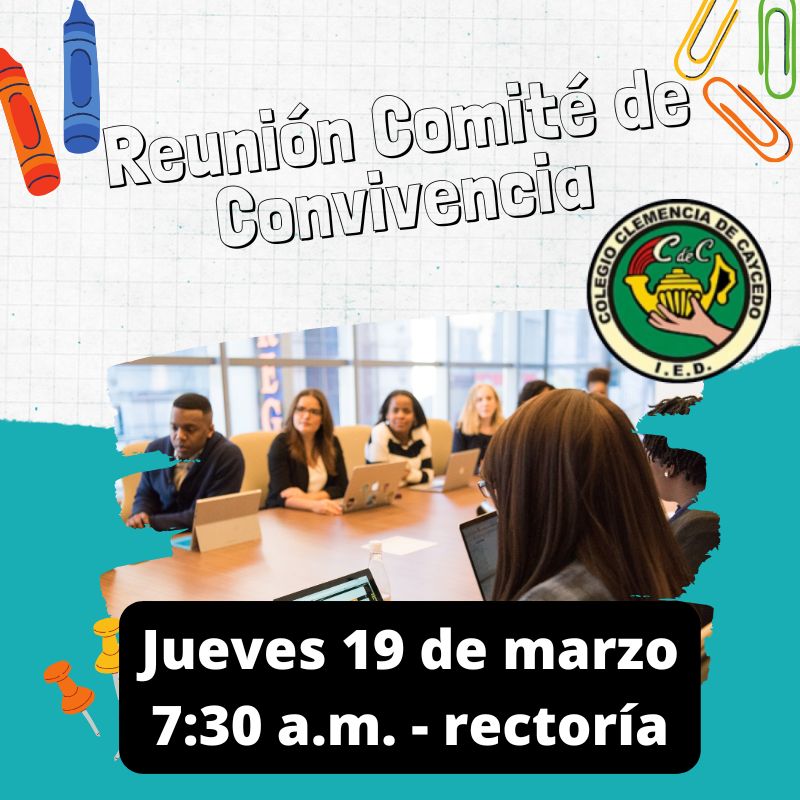 Reunión comité de convivencia
