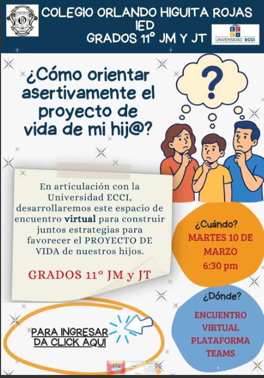 Escuela de Familias Virtual Grado Undécimo