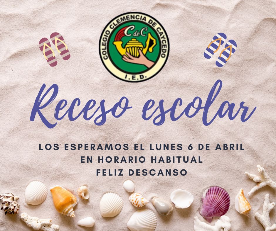 Receso escolar por semana santa