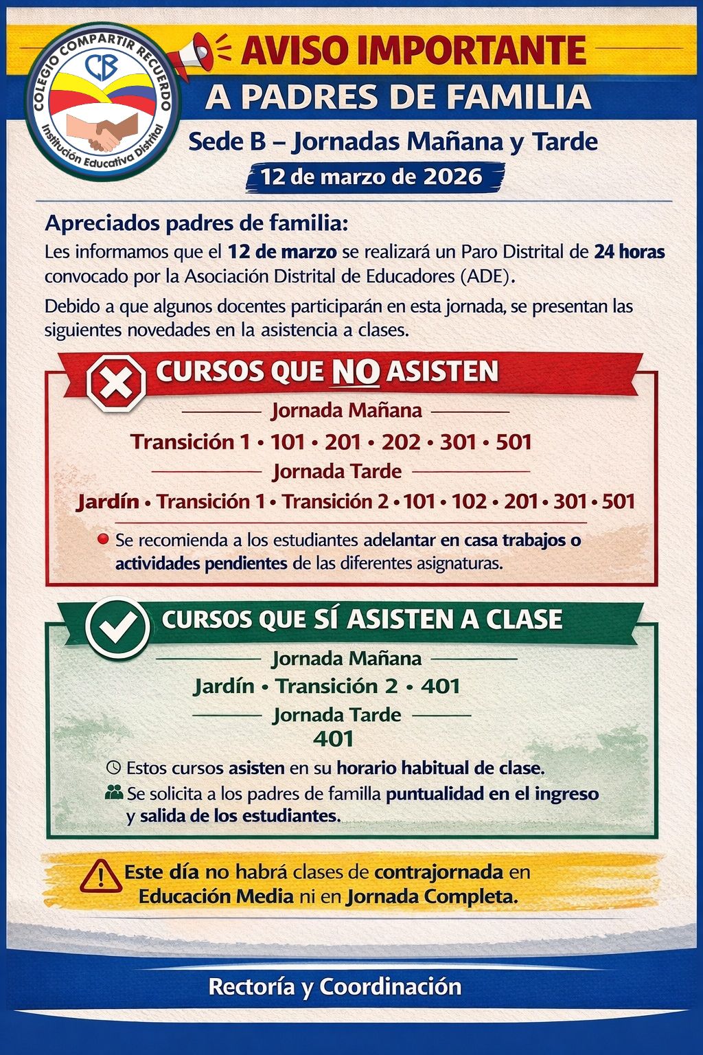 AVISO WEB PARO 12 MAR