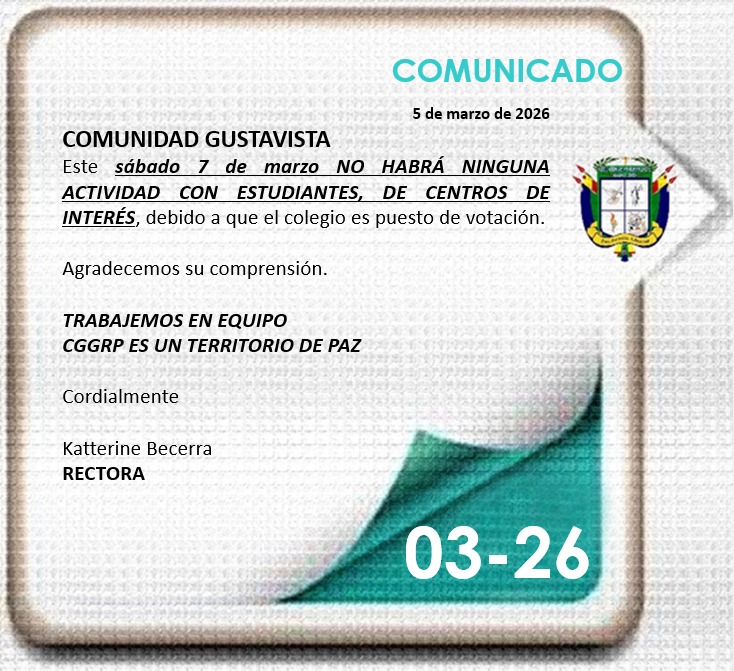 comunicado  5 de marzo