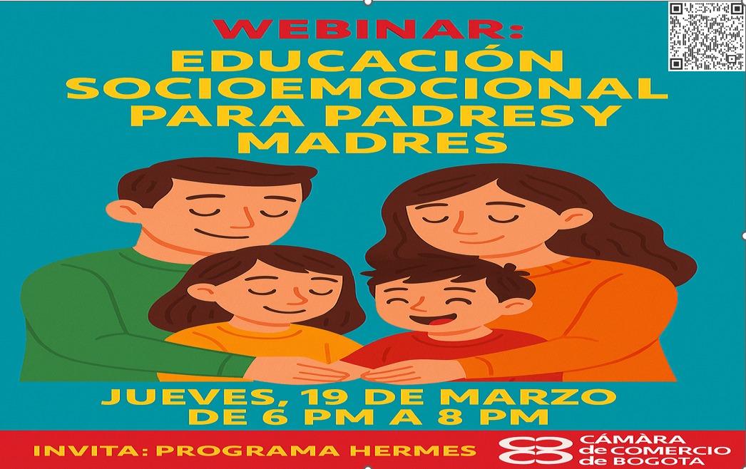 Invitación al Primer Webinar de Familia, titulado “Educación Socioemocional para padres y madres”