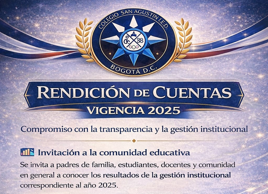 Rendición de Cuentas 2025 – Colegio San Agustín