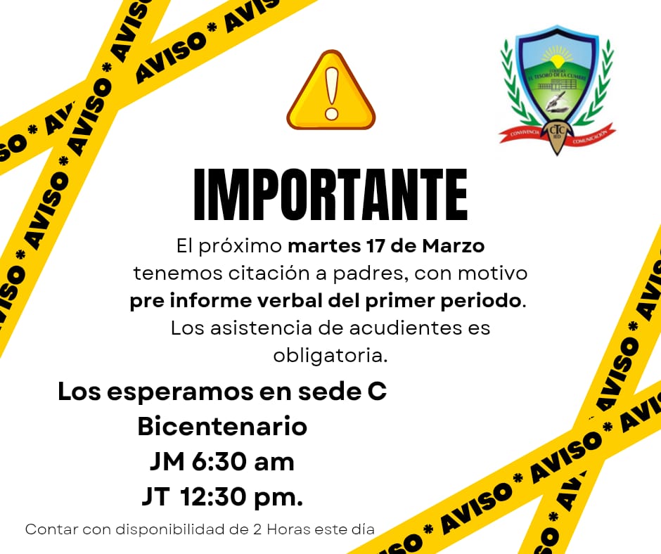 convocatoria reunión de padres.