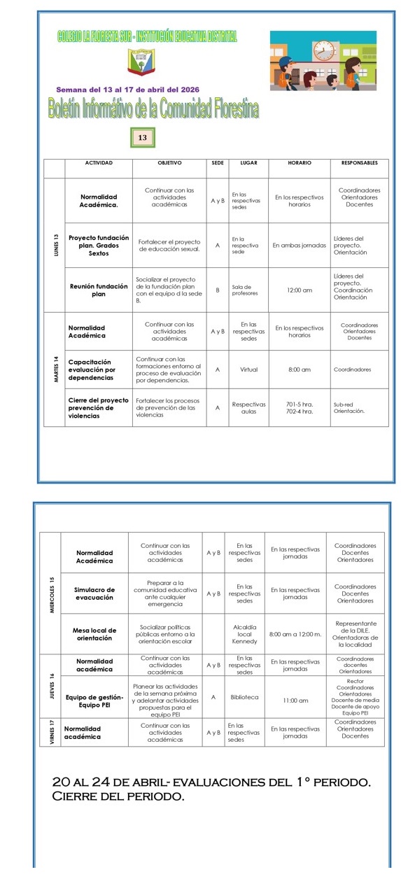 Boletín N. 13 de este año 2026 