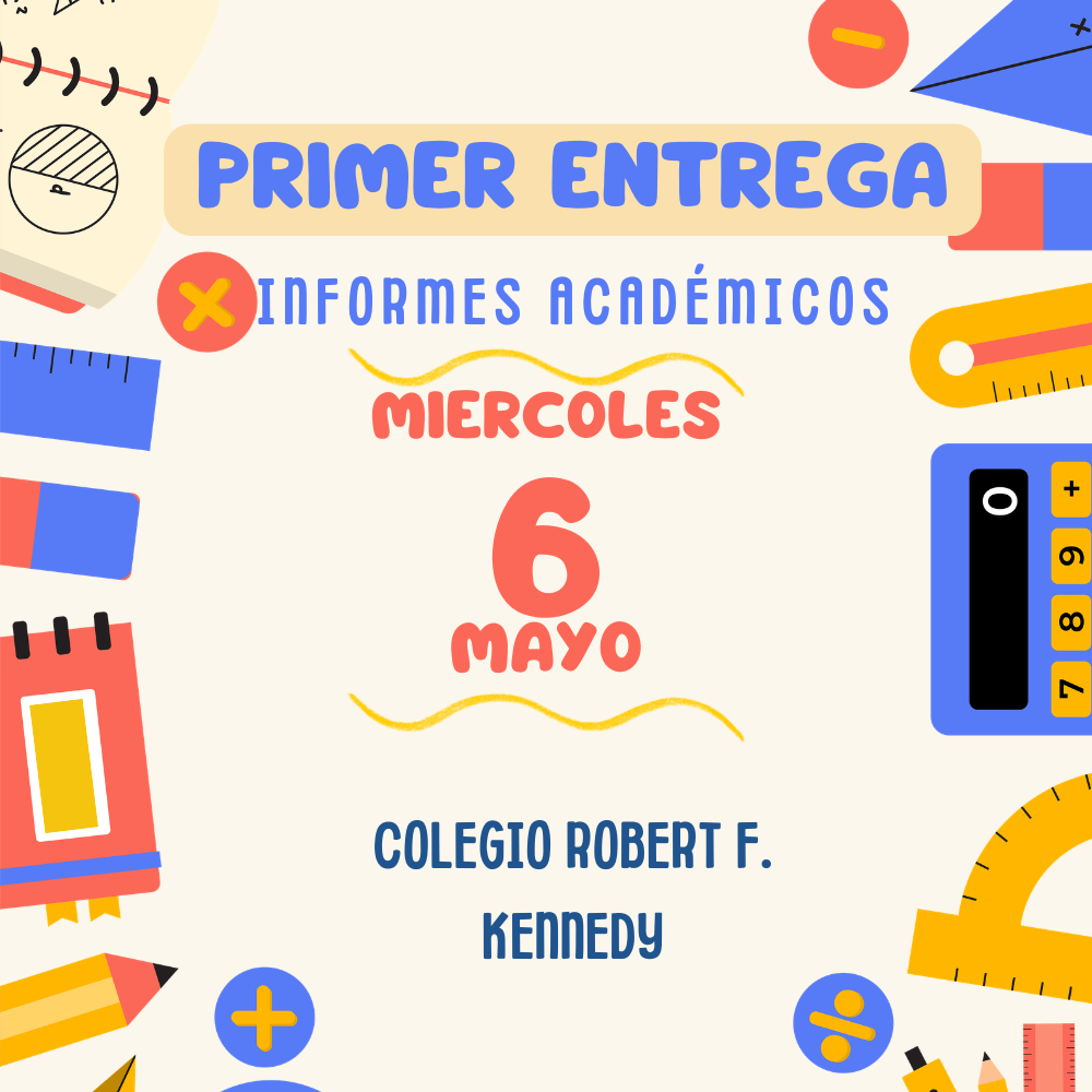 imagen sobre fecha de la primer entrega de informes academicos