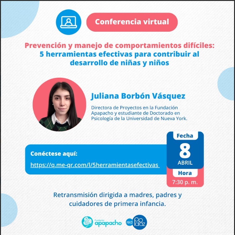 Conferencias del mes de abril  "Herramientas reales para la crianza de hoy" 