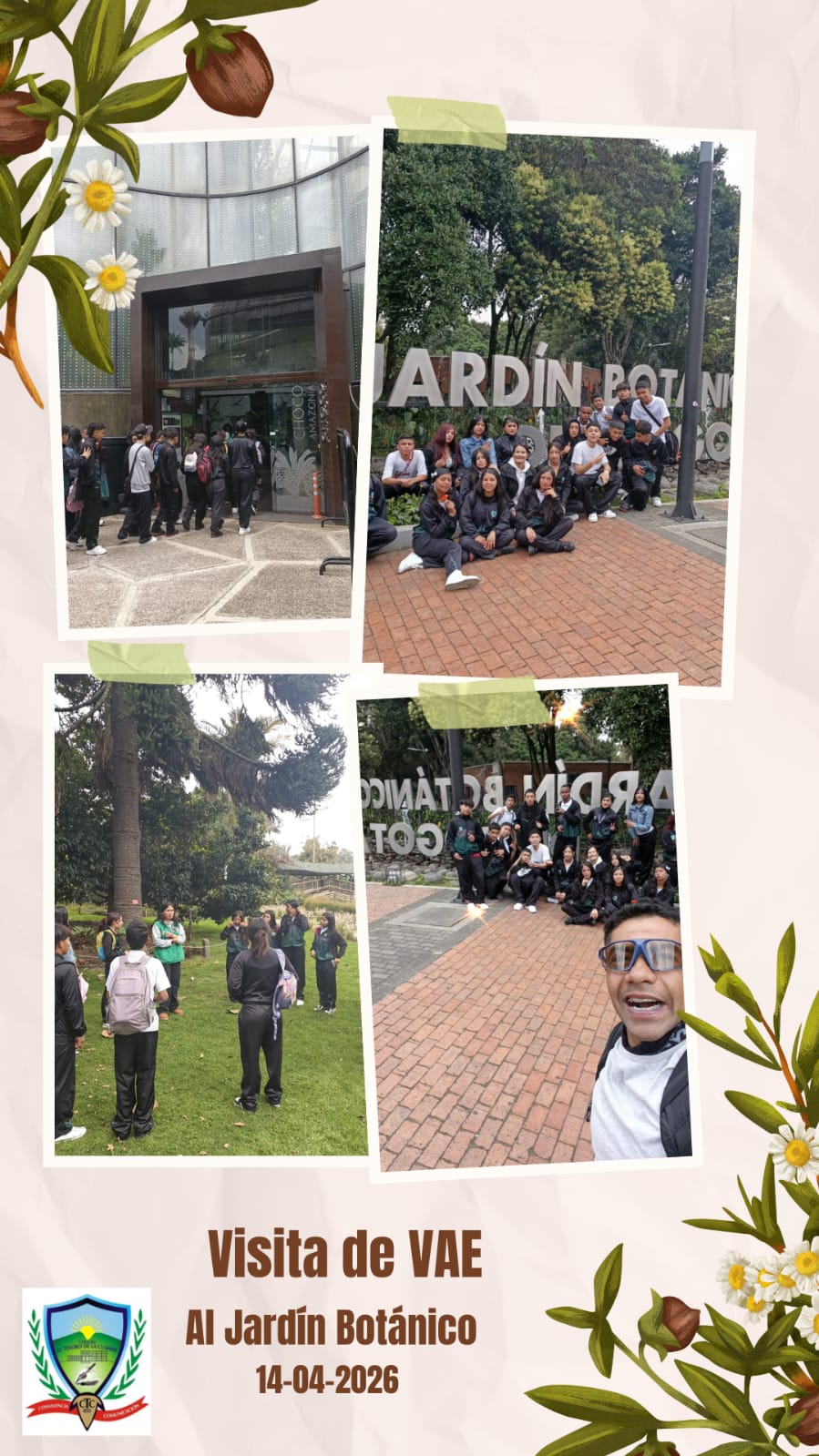 Salida pedagógica al jardín botanico