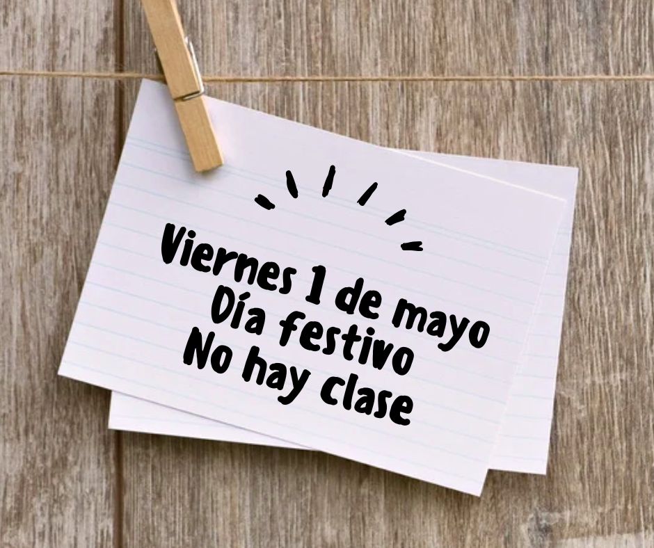 Festivo. No hay clase