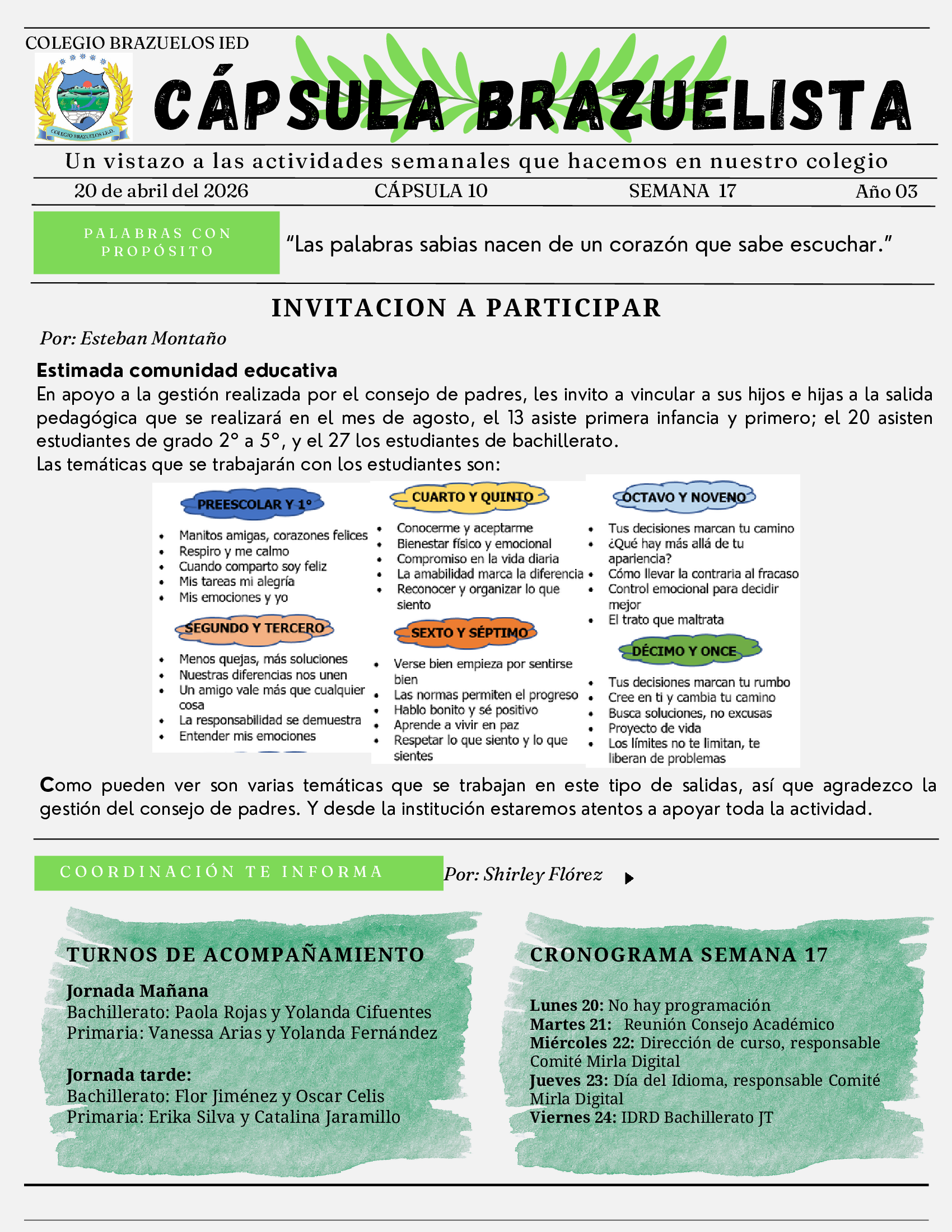 Colegio Brazuelos IED