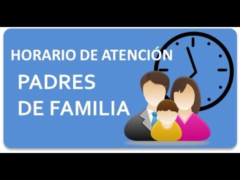 Horario de atención a padres
