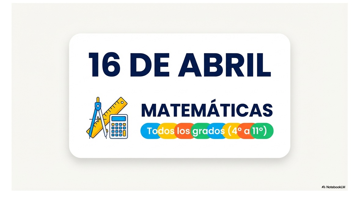 16 de Abril Prueba Trimestral Matemáticas