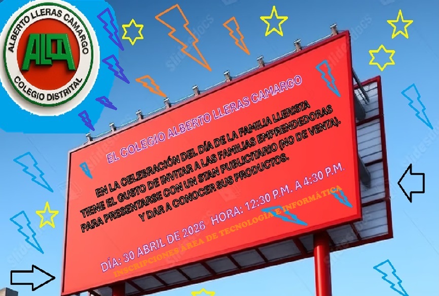 En el día del Colegio y La Familia Llerista INVITAMOS a participar de la muestra de EMPREDIMIENTO FAMILIAR