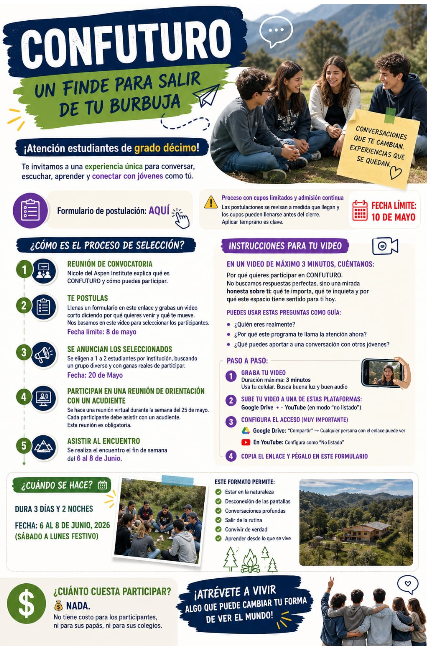 CONFUTURO "UN FINDE PARA SALIR DE TU BURBUJA"