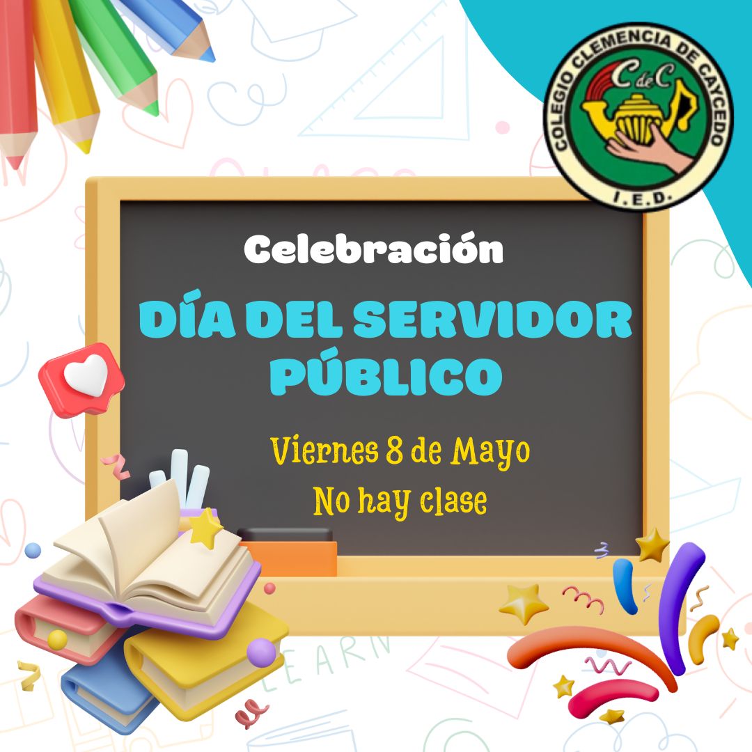 Día del servidor público. No hay clase