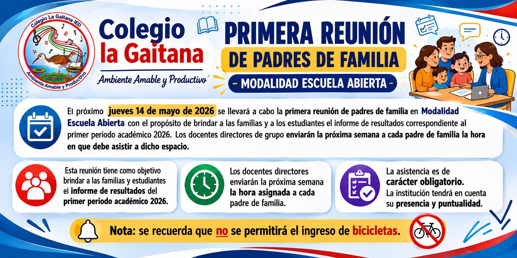 Reunión de Padres Primer Trimestre 2026