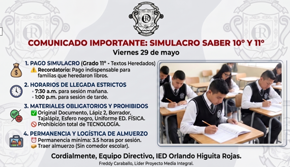 Simulacro Saber 11 año 2026