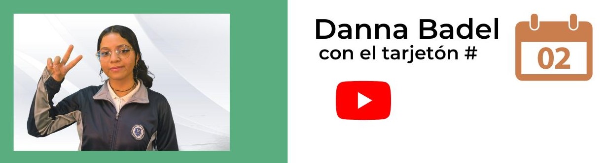 Dana Badel con el tarjetón #02
