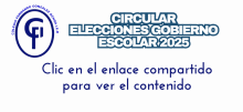 CIRCULAR GOBIERNO ESCOLAR 2025 